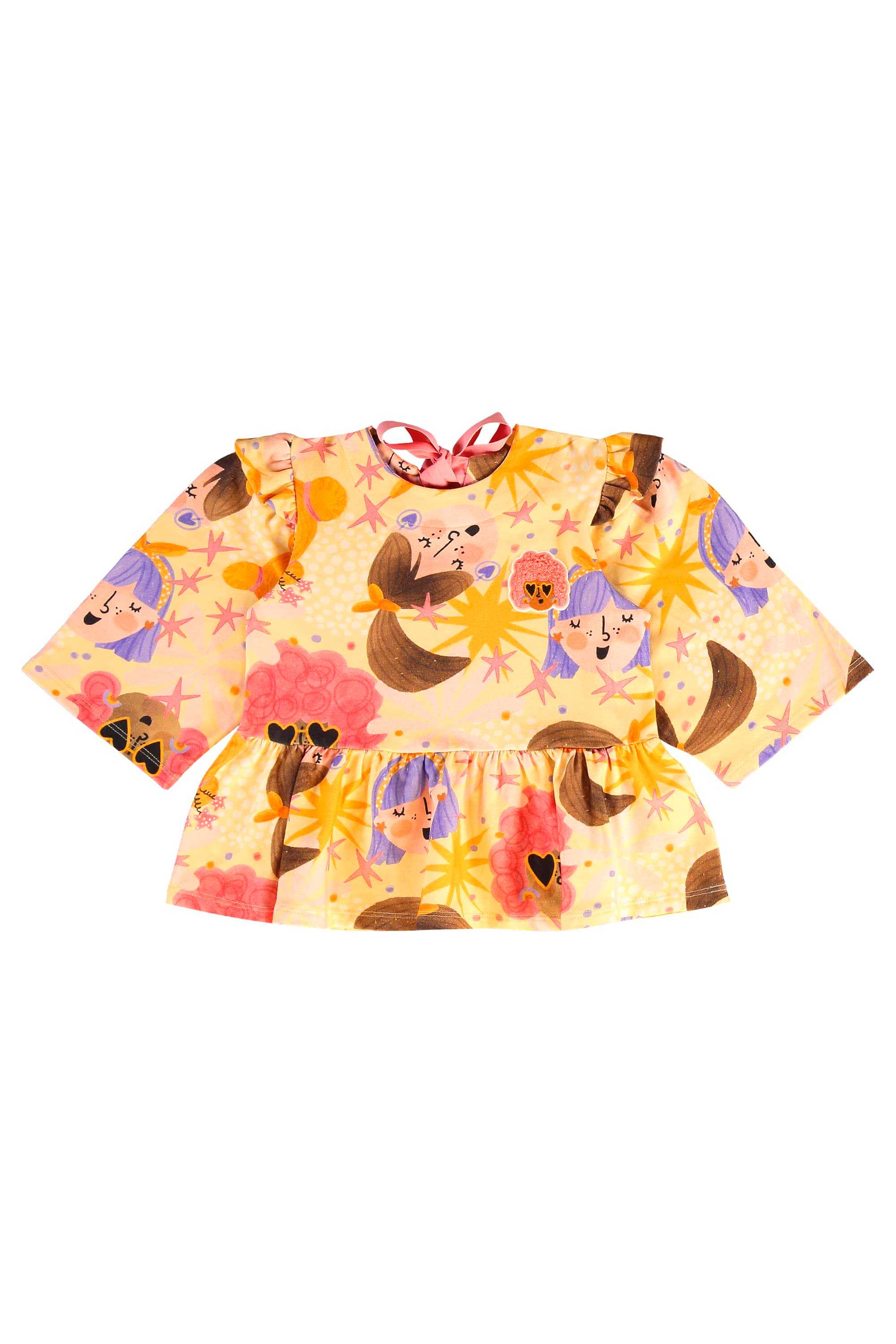 Conjunto Estrela Infantil com Blusa e Calça (Amarelo) Três e Já - Imagem 27